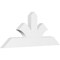 Ekena Millwork Richland Architectural Grade PVC Gable Bracket, 36"W x 15"H x 2"D x 4"F, 10/12 Pitch GBP036X15X0204RIC00 - alternate 1